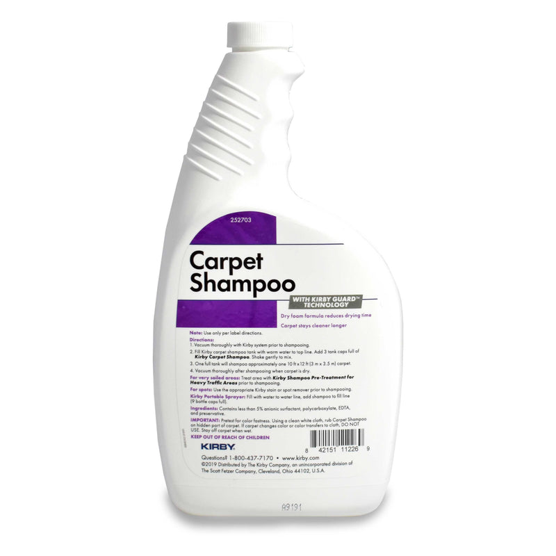 Kirby Carpet Shampoo, Lavender scent, 946 ml