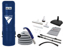 Cyclovac "Azure" central vacuum with Electric Attachment kit 35' - MLvac.com