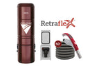 Cyclovac Central vacuum H625, hybrid, with 1 Retraflex retractable hose inlet including attachments and the installation kit - MLvac.com