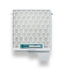 Miele HEPA AirClean filter with TimeStrip® safely traps fine dust and allergens