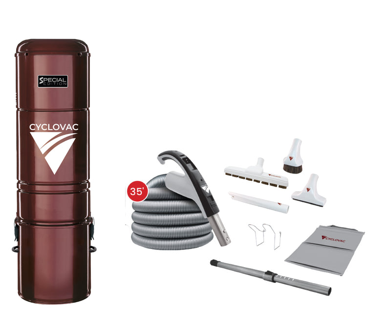 Manufacturer's Sale - Cyclovac Central vacuum VM2025 [hybrid] including attachment kit 24V