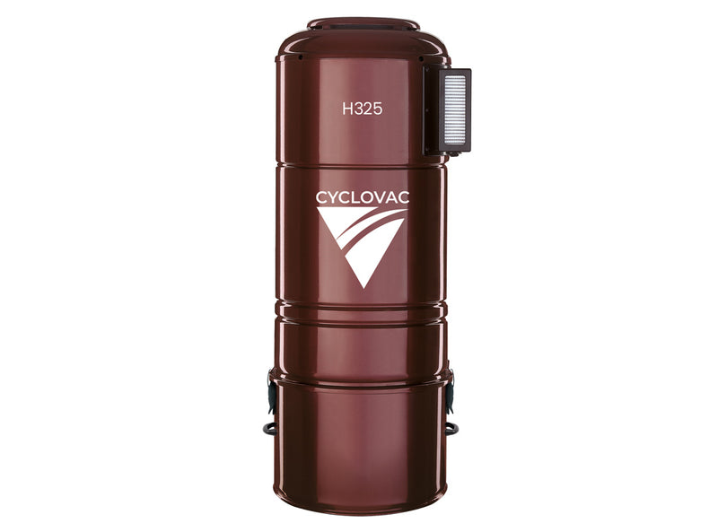 Cyclovac H325 hybrid Vacuum with 2 Retraflex retractable hose inlets including attachments and the installation kit (Copy)