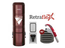 Cyclovac Central vacuum H625, hybrid, with 1 Retraflex retractable hose inlet including attachments and the installation kit - MLvac.com