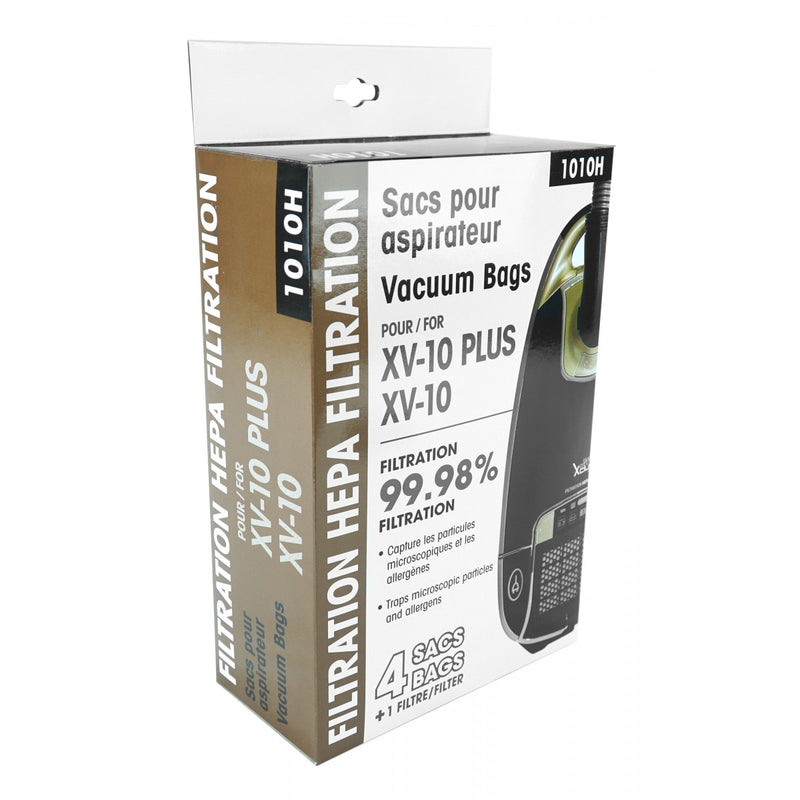 Microfilter Hepa Canister Vacuum Bags for Johnny Vac XV-10 and XV-10 Plus