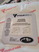 Cyclovac electrostatic filter bag for models Constructor, 200, 210, 215, 315, 700 [C053] - MLvac.com