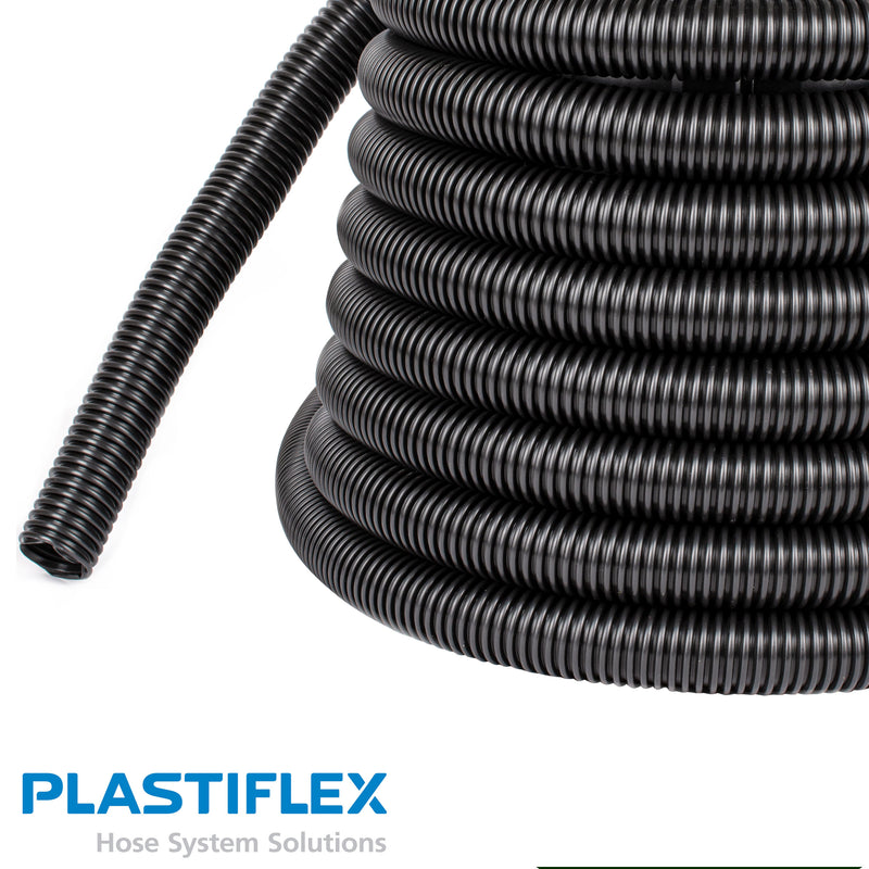 Plastiflex Air Hose 30' X 1 1/4" Black Crush-proof - MLvac.com