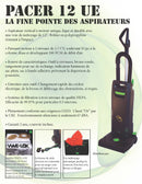 Pacer 12/15 UE  - availble in 12"  or 15" wide path - MLvac.com