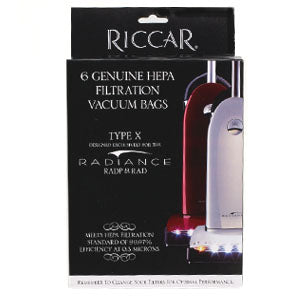 RXH-6 Riccar OEM HEPA Bag Pack of 6 Type X - MLvac.com