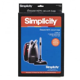 SHH-6 Simplicity OEM HEPA Bag Pack of 6 Type H - MLvac.com