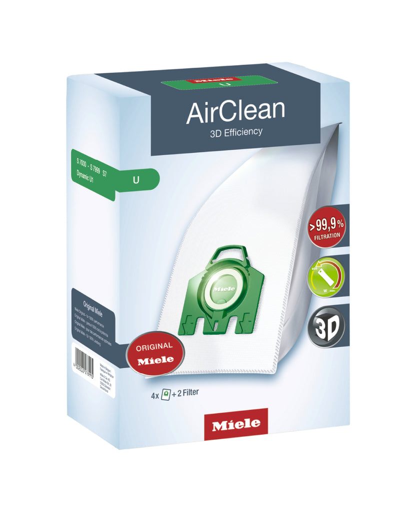 AirClean 3D Efficiency U [Green] DustBags