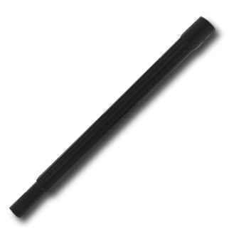 Black, Plastic Standard "FitAll" Tube 1 1/4" Diameter, 18.5" Long - MLvac.com