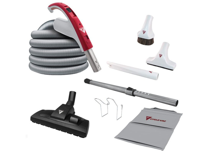 Cyclovac Attachment kit 24V with Europa brush floor and carpet combination