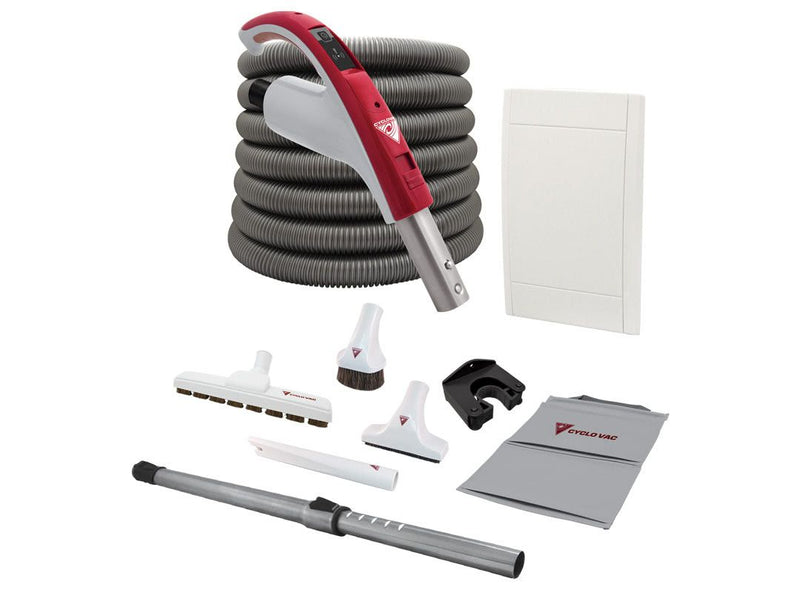 Cyclovac Attachment kit with Retraflex retractable hose - Wireless handle